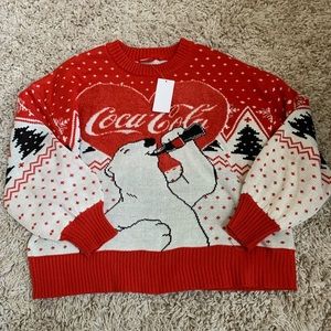 Cocoa Cola vintage style sweater
